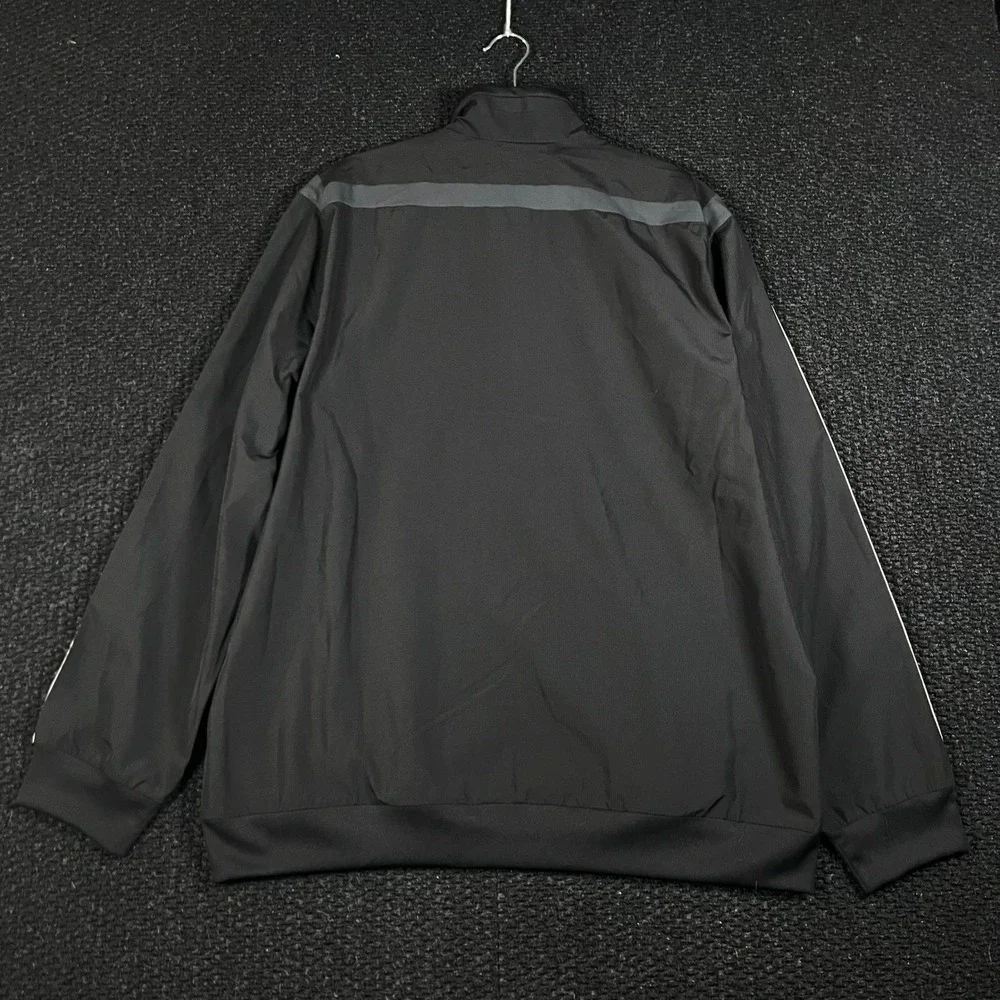 Adidas Juventus Italy Climalite Soccer‎ Training Jacket Mens XL Black Full Zip